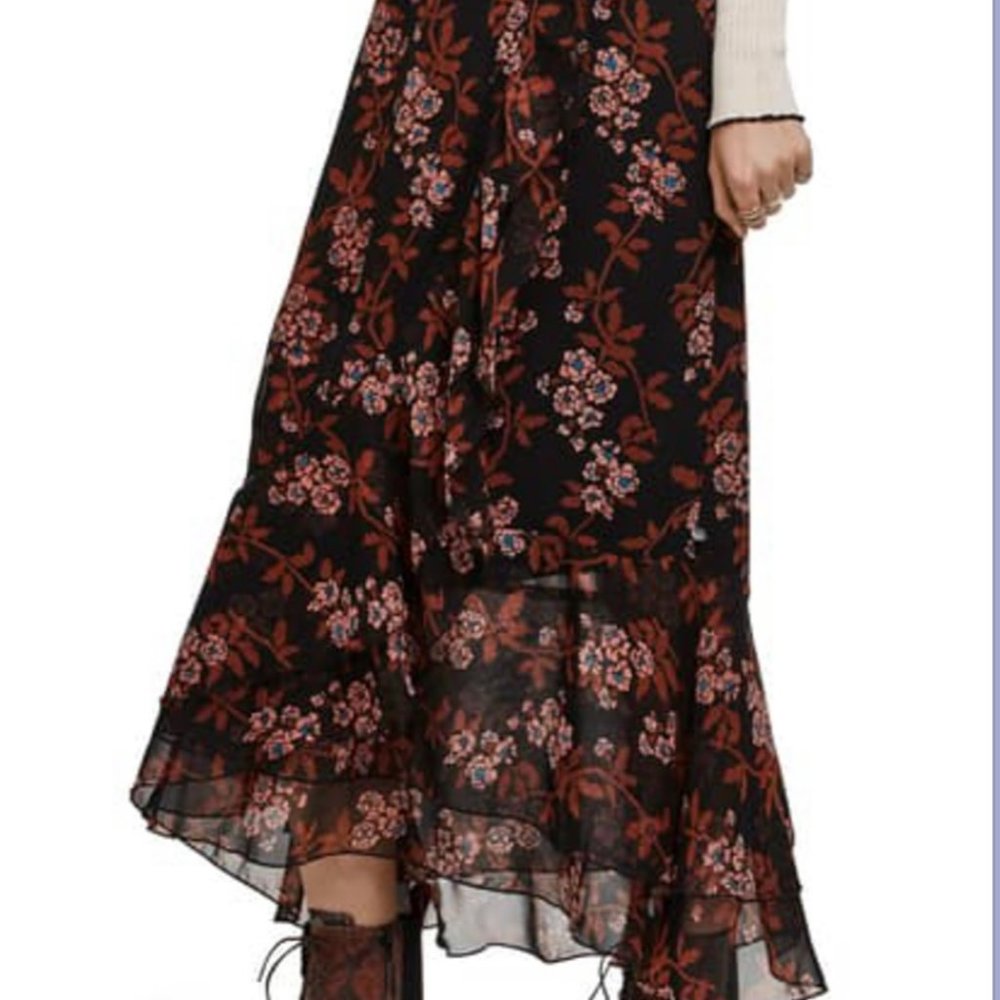 Scotch Soda Printed Maxi Skirt 152581